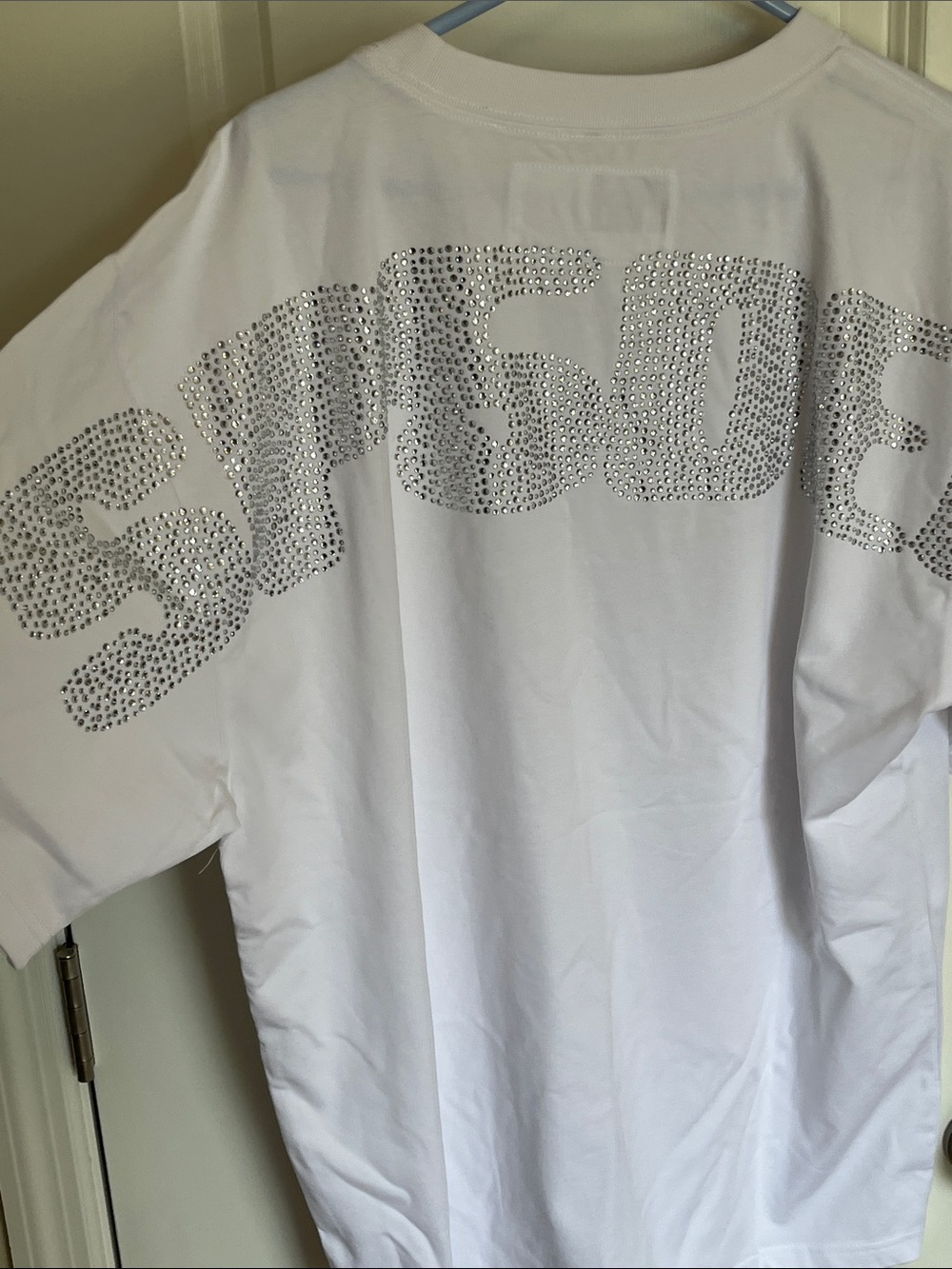 Sp5der Rhinestone Silk Tee🔥🔥